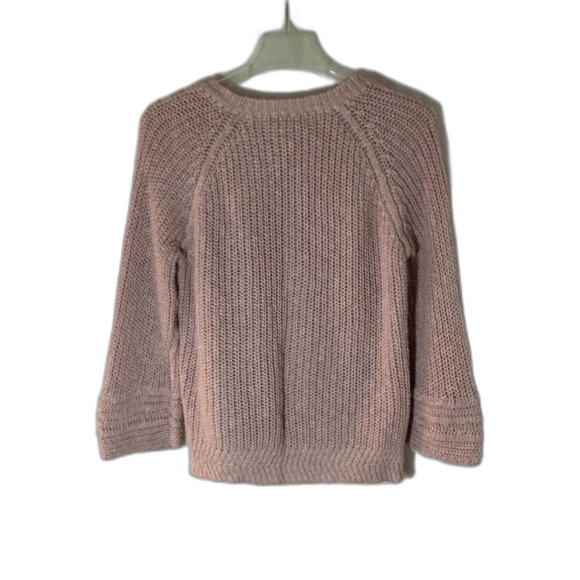 Madewell Pink Chunky Knit Crew Neck Sweater Style F0254 - Picture 4 of 4